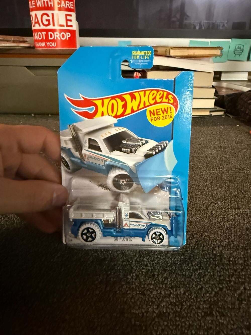 Hot Wheels So Plowed HW City HW Rescue White Blue Snow Plow